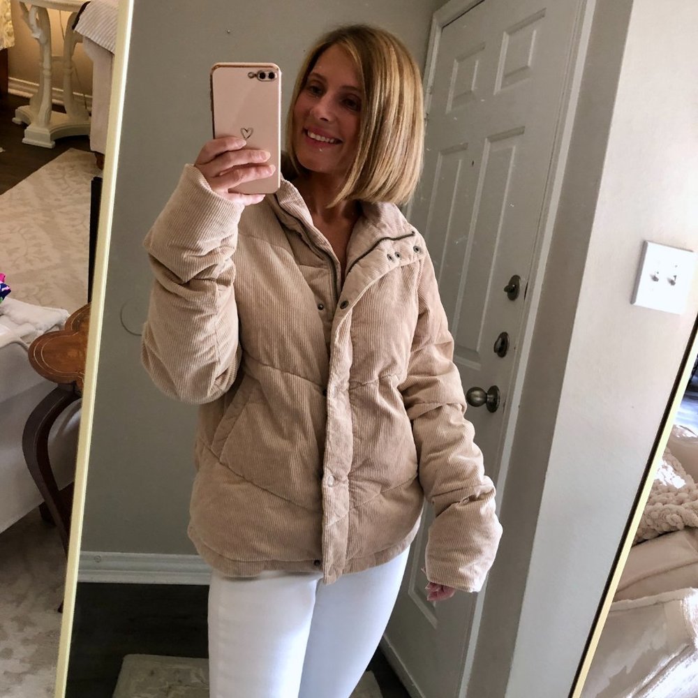 ❌SOLD❌Splendid Milla Cord Puffer Jacket Retail $228 - Picture 4 of 12